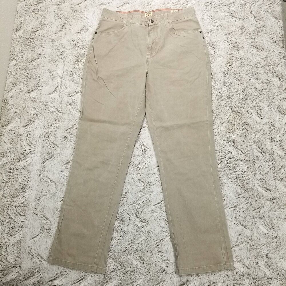 Red Head Brand Co Jeans Mens 34x32 Brown Straight Relaxed Light Wash Denim